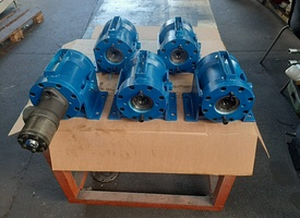 Air Boxes All Assembled and Painted a pretty Lexmor Blue! - Back View