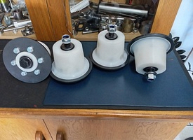 Train Wheels for a bicycle rail bike